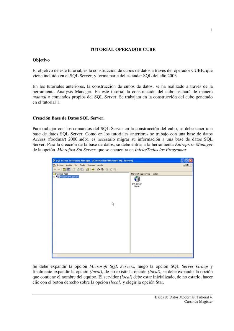 Imágen de pdf Tutorial operador CUBE