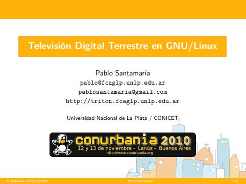Imágen de pdf Televisión Digital Terrestre en GNU/Linux