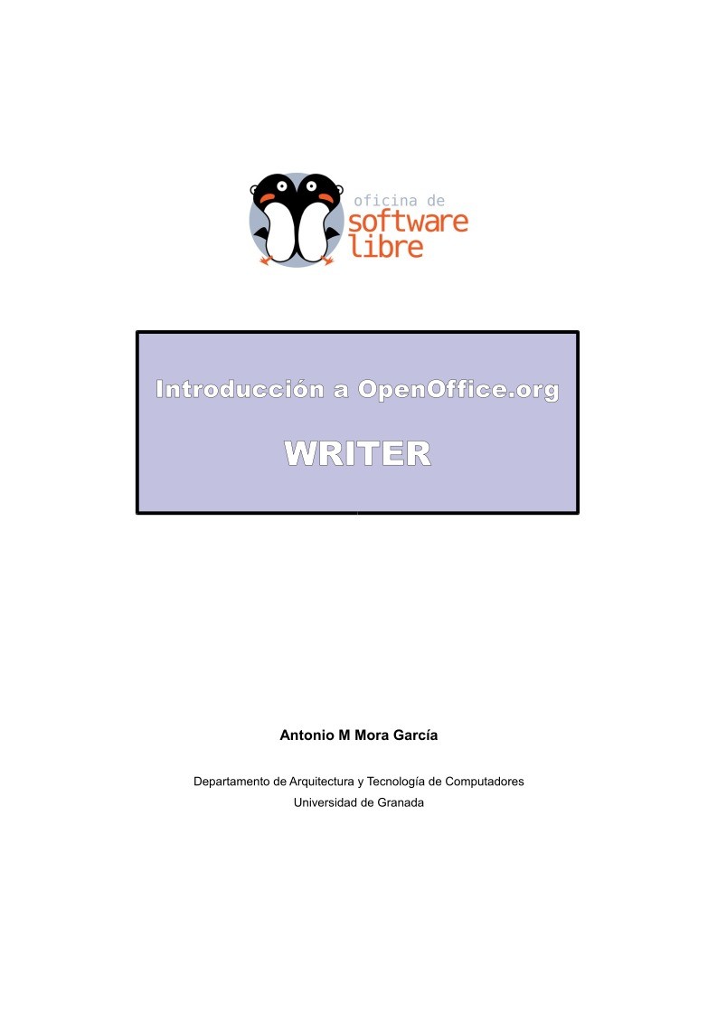 Imágen de pdf Introducción a OpenOffice.org Writer