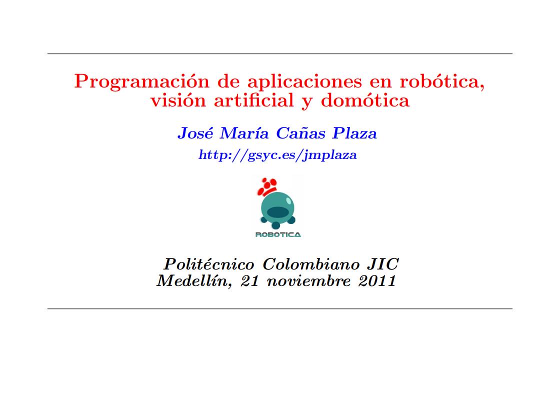 Imágen de pdf Programación de aplicaciones en robótica, visión artificial y domótica