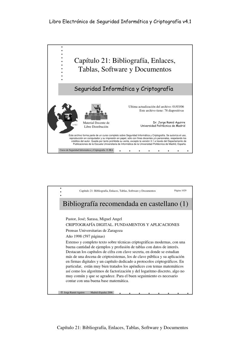 Imágen de pdf Capítulo 21: Bibliografía, Enlaces, Tablas, Software y Documentos