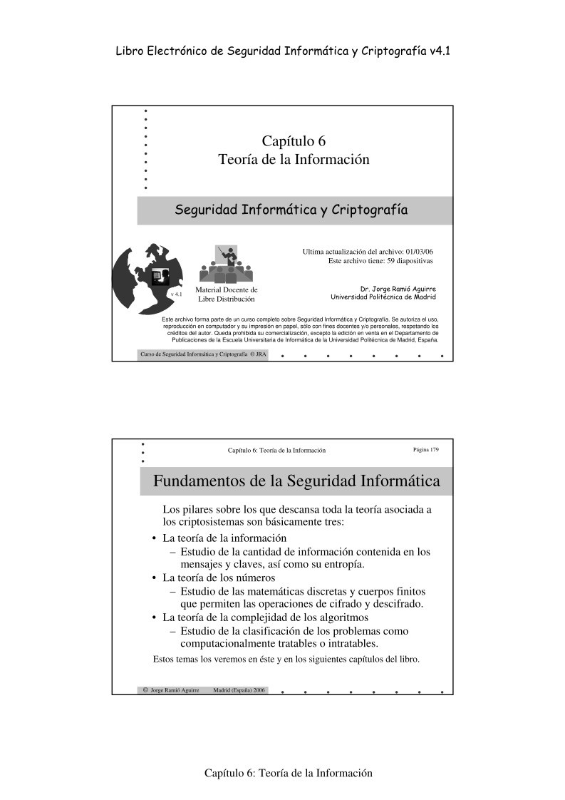 Imágen de pdf Capítulo 6 Teoría de la Información