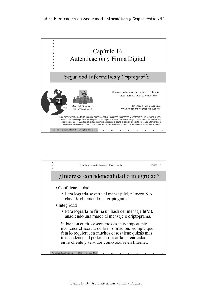 Imágen de pdf Capítulo 16 Autenticación y Firma Digital