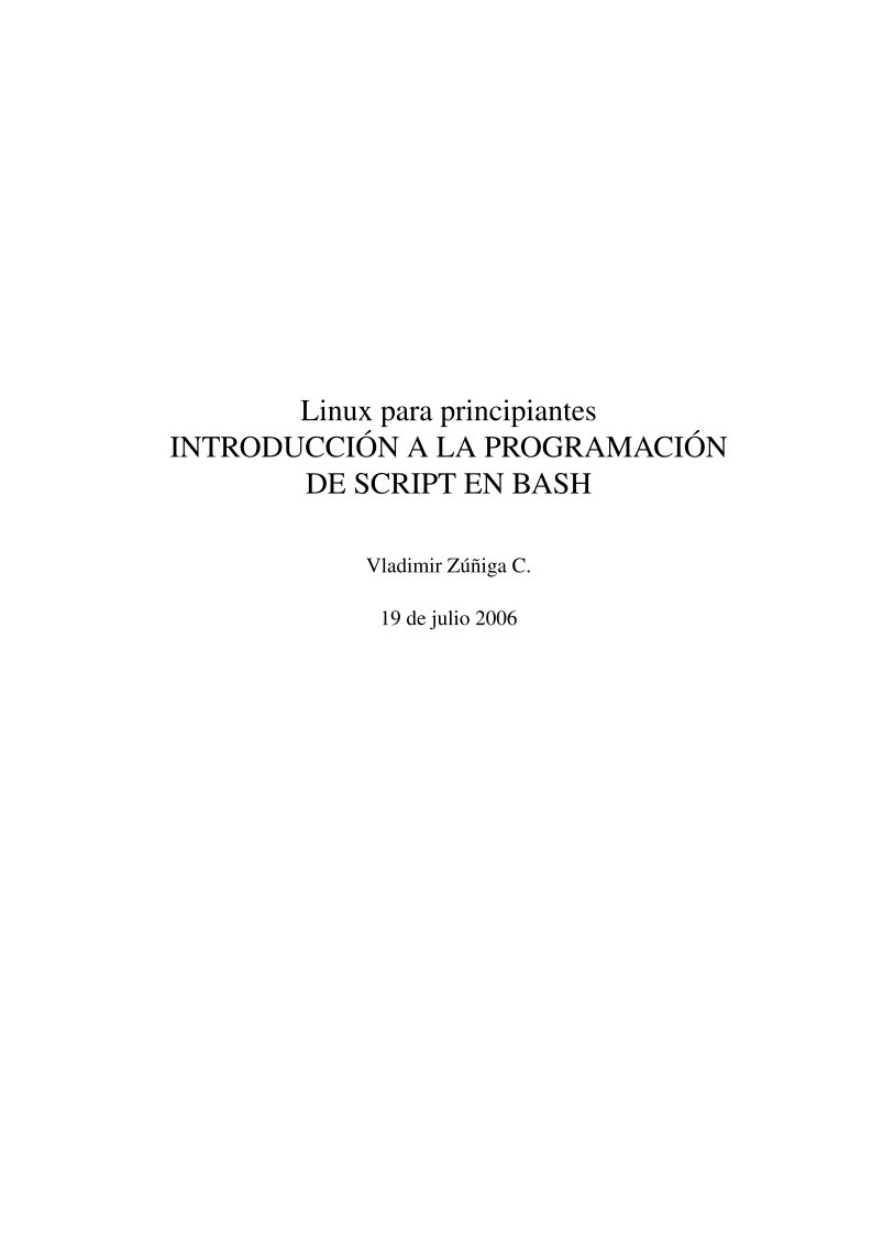 Imágen de pdf Introducción a la programación de script en Bash