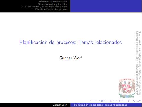 Imágen de pdf Planificación de procesos: Temas relacionados