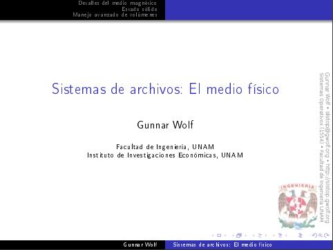 Imágen de pdf Sistemas de archivos: El medio físico