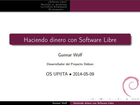 Imágen de pdf Haciendo dinero con Software Libre