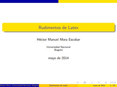 Imágen de pdf Rudimentos de Latex