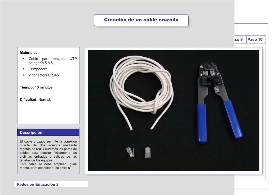 Imágen de pdf Creación de un cable cruzado