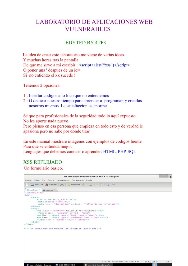 Imágen de pdf Laboratorio de aplicaciones web vulnerables