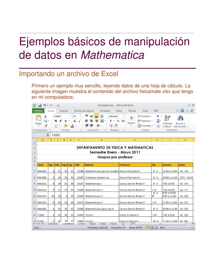 Imágen de pdf Ejemplos básicos de manipulación de datos en Mathematica