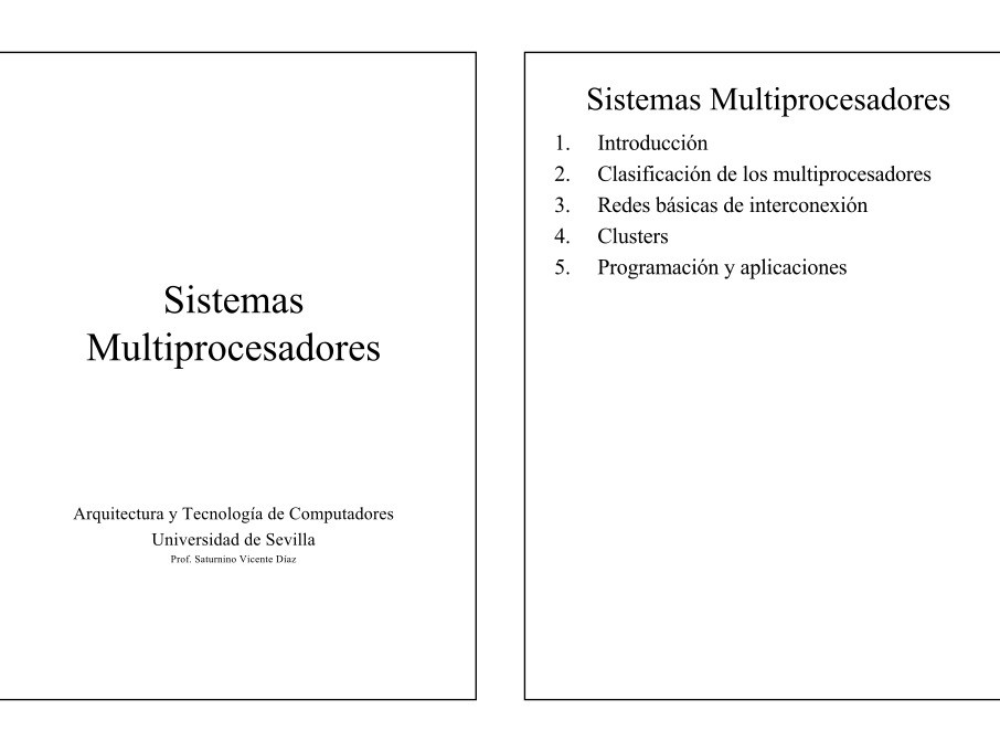 Imágen de pdf Sistemas Multiprocesadores