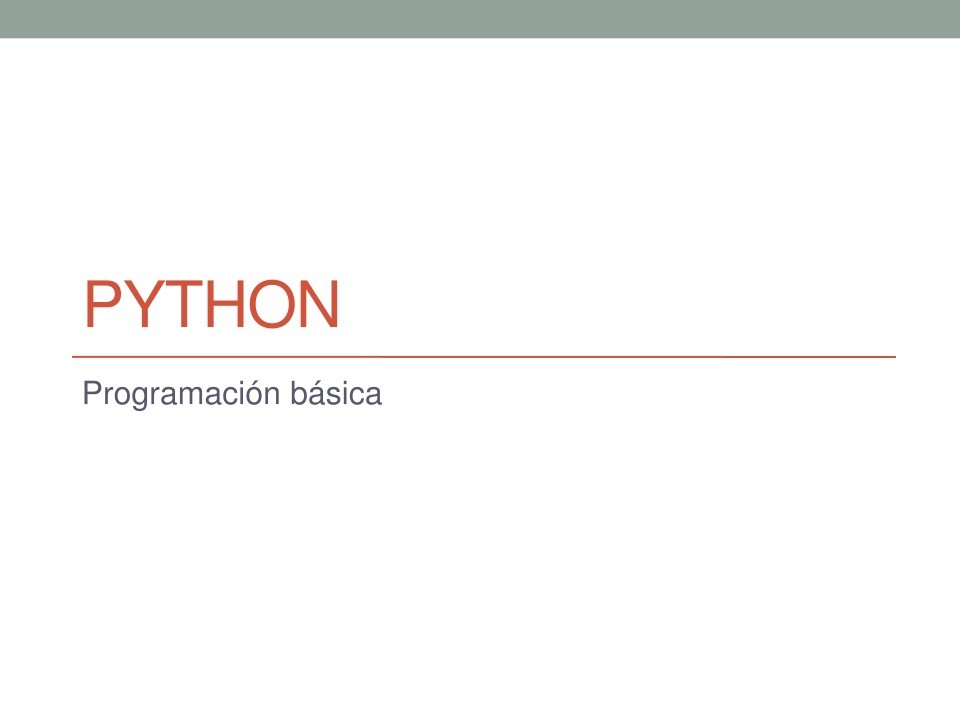 Imágen de pdf Python - Programación básica