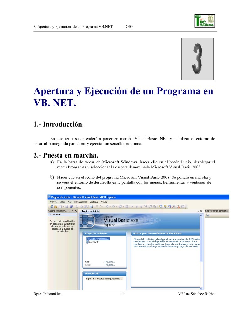 Imágen de pdf Tema3 - Apertura y Ejecución de un Programa en VB.NET