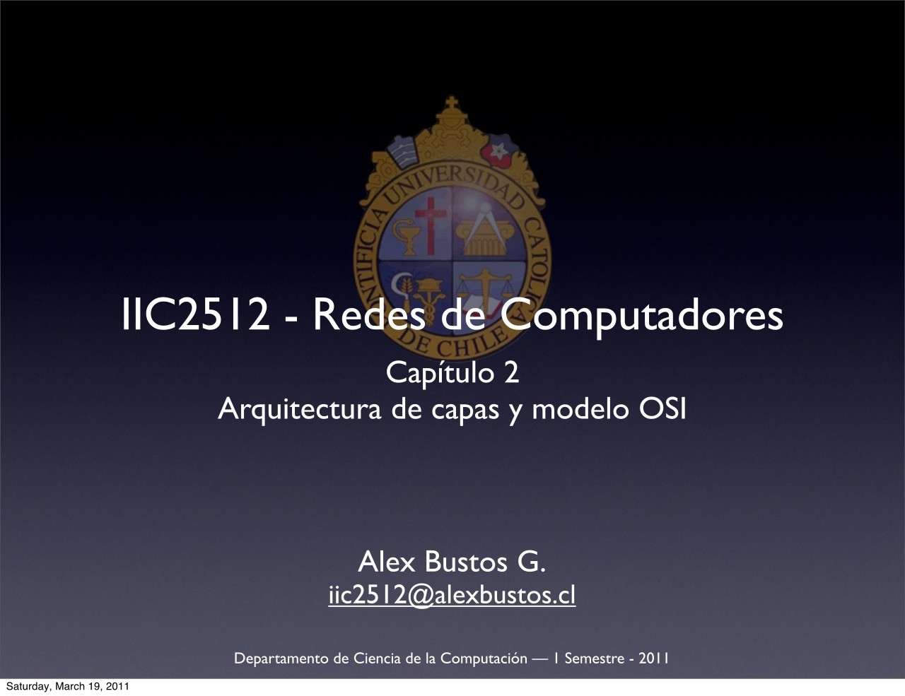 Imágen de pdf Capítulo 2 Arquitectura de capas y modelo OSI - Redes de Computadores