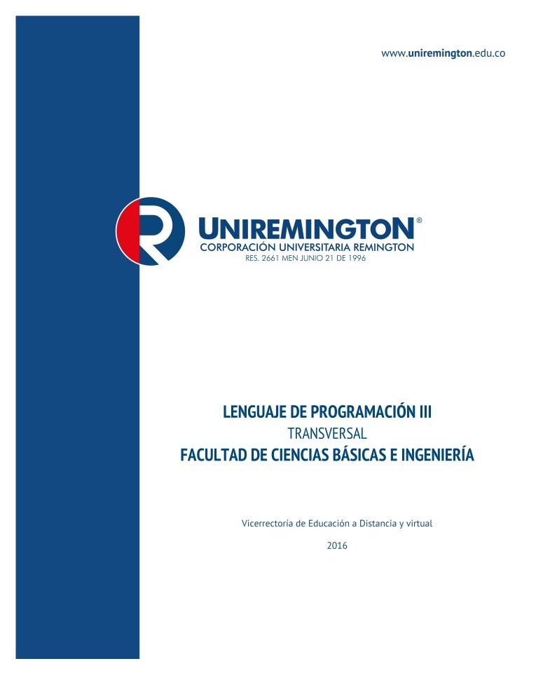 Imágen de pdf Lenguaje de Programación III