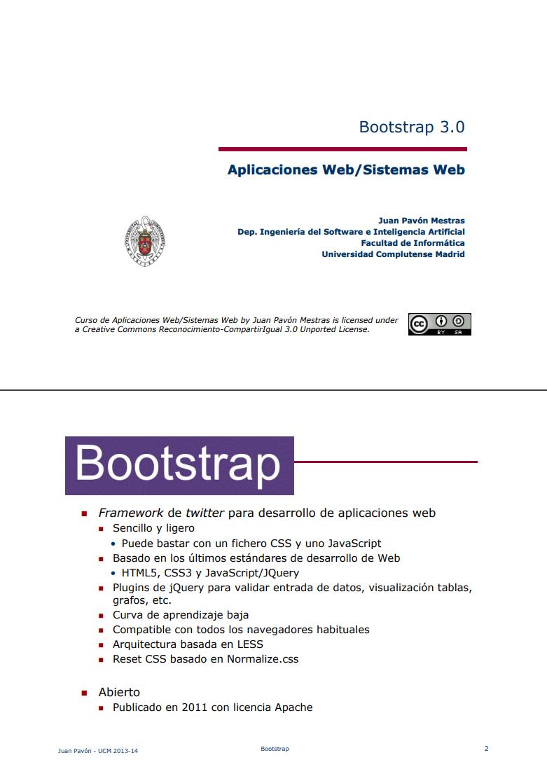 Imágen de pdf Bootstrap 3.0 - Aplicaciones Web/Sistemas Web