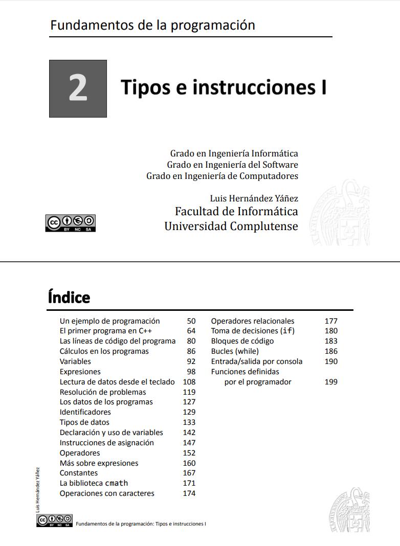 Imágen de pdf 2. Tipos e instrucciones I