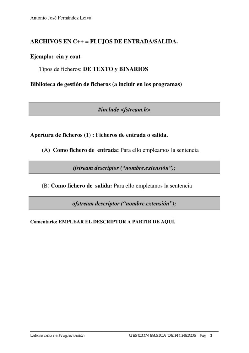 Imágen de pdf Archivos en C++ - Flujos de entrada/salida