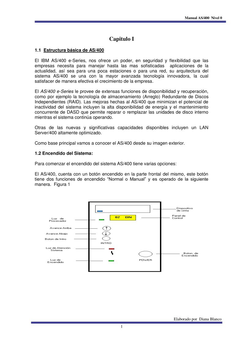 Imágen de pdf Conocer AS/400 - Desde un nivel 0 - Capitulo I