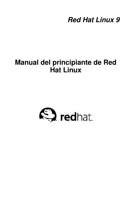 Imágen de pdf Red Hat Linux 9 - Manual del principiante