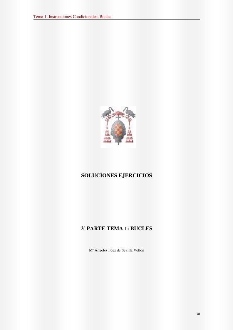 Imágen de pdf Tema 1: Bucles - Soluciones ejercicios