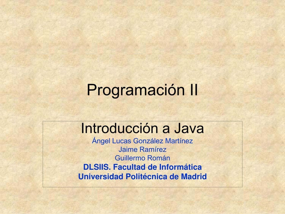 Imágen de pdf Introducción a la Programación II en Java