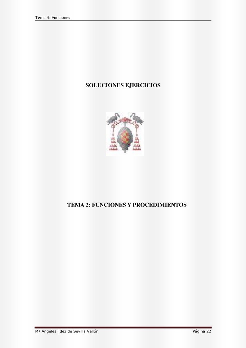 Imágen de pdf Tema 2: Funciones y procedimientos - Soluciones ejercicios