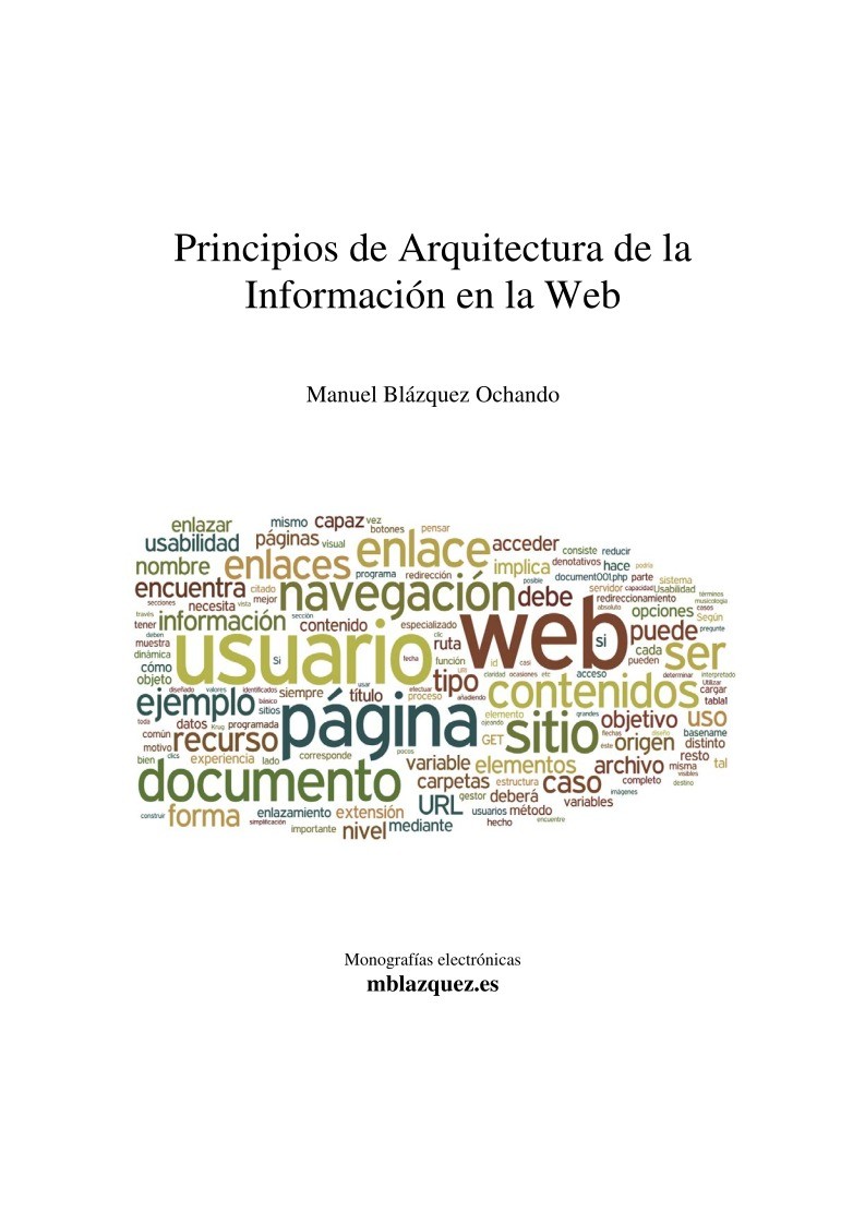 Imágen de pdf Principios de Arquitectura de la Información en la Web
