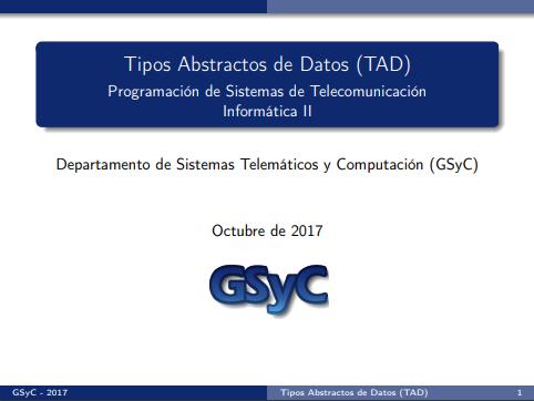 Imágen de pdf Tipos Abstractos de Datos (TAD)