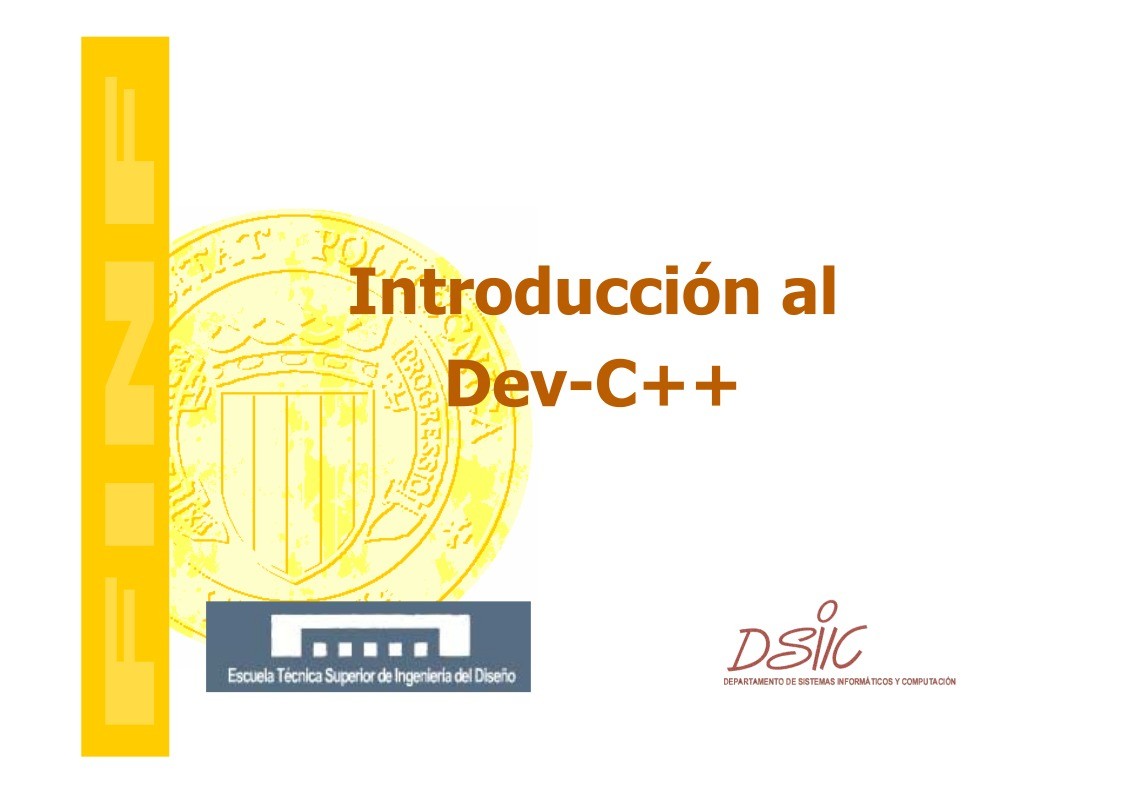 Imágen de pdf Introducción al Dev-C++