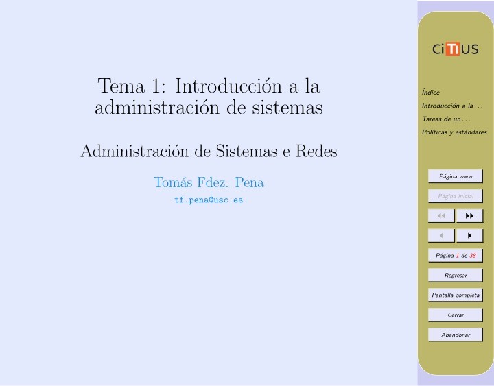 Imágen de pdf Tema 1: Introducción a la administración de sistemas