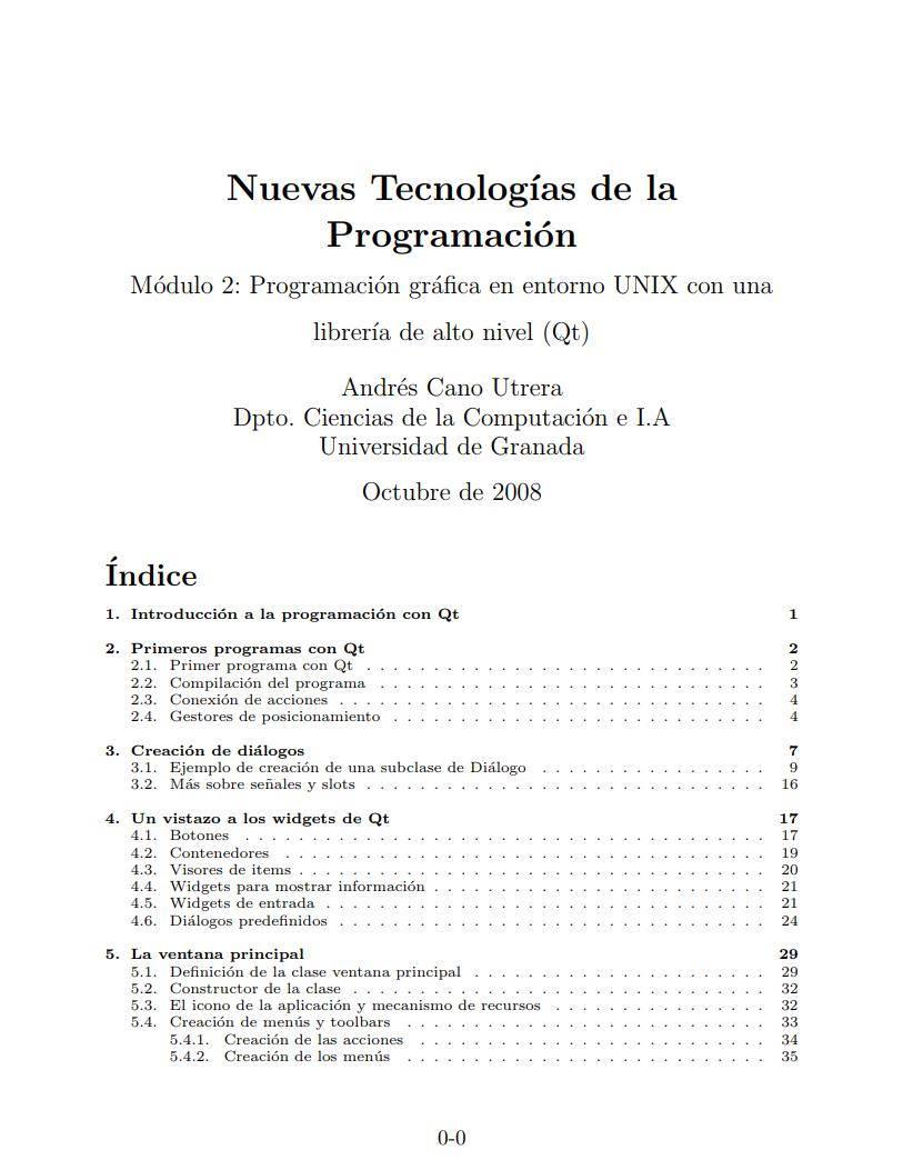 Imágen de pdf Módulo 2: Programación gráfica en entorno UNIX con una librería de alto nivel (Qt)