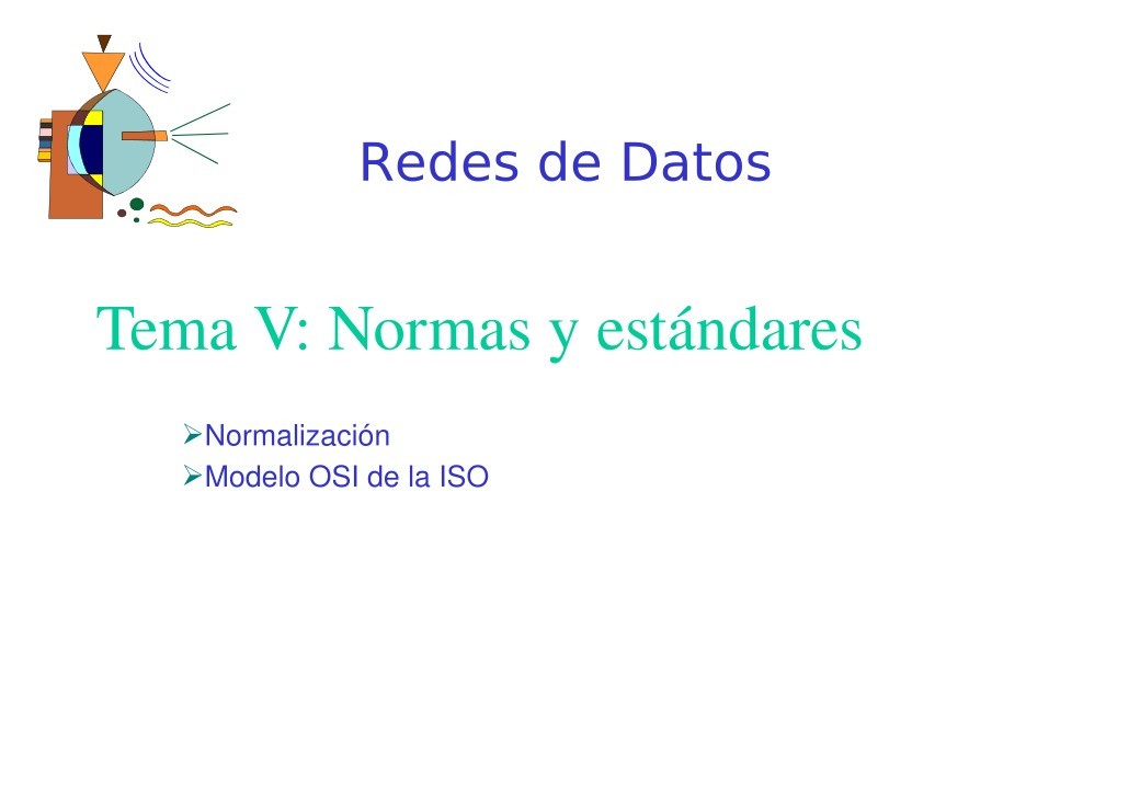 PDF de programación - Tema V: Normas y estándares