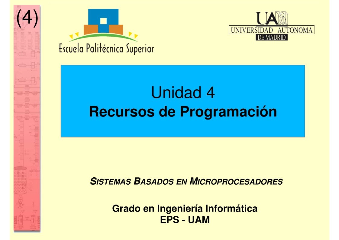 Imágen de pdf Unidad 4 - Recursos de Programación