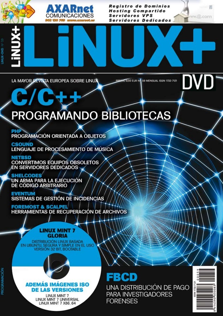 Imágen de pdf Linux+ #59 C/C++ Programando bibliotecas