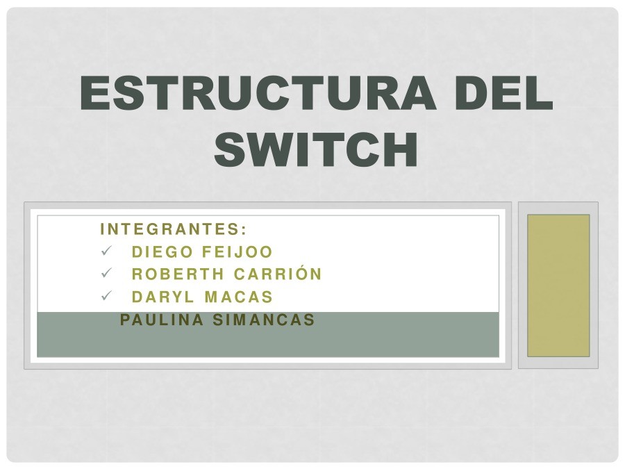 Imágen de pdf Estructura del Switch