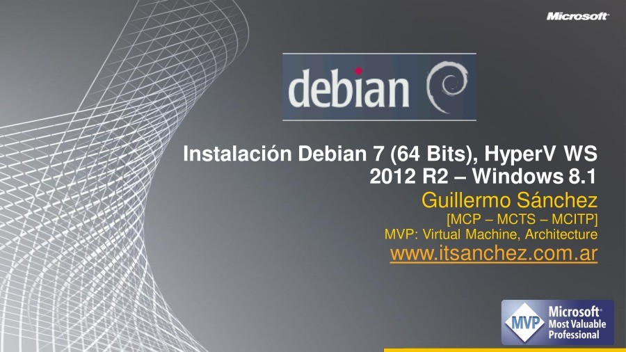 Imágen de pdf HyperV - Instalar Debian 7