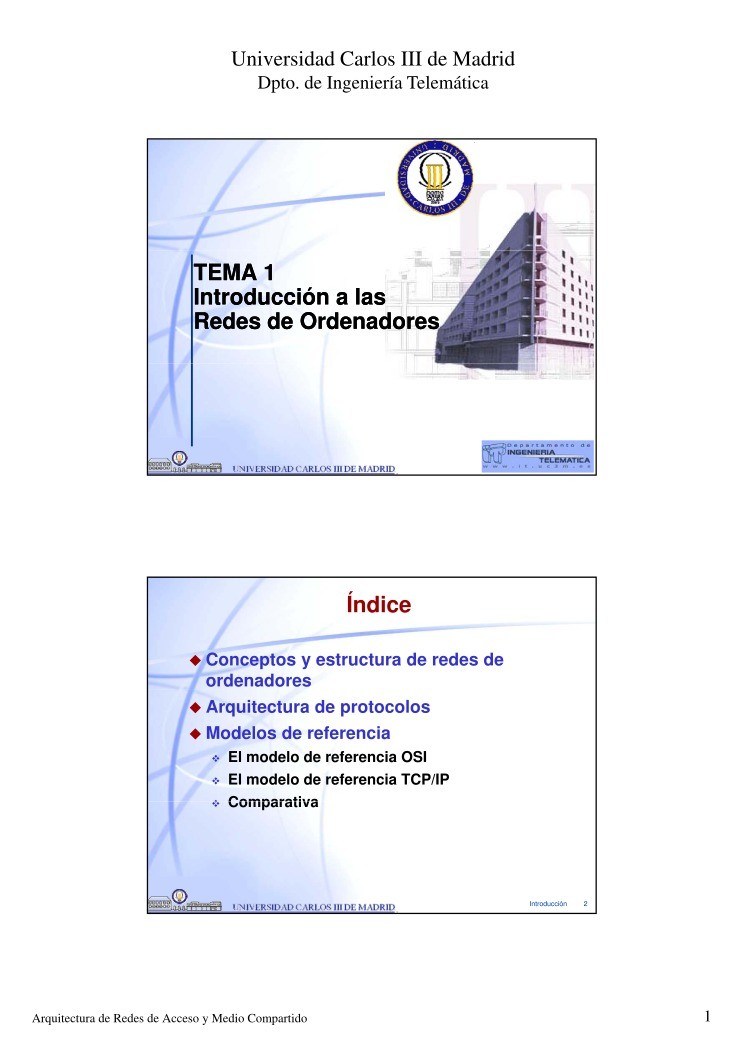 Imágen de pdf TEMA 1 - Introducción a las Redes de Ordenadores