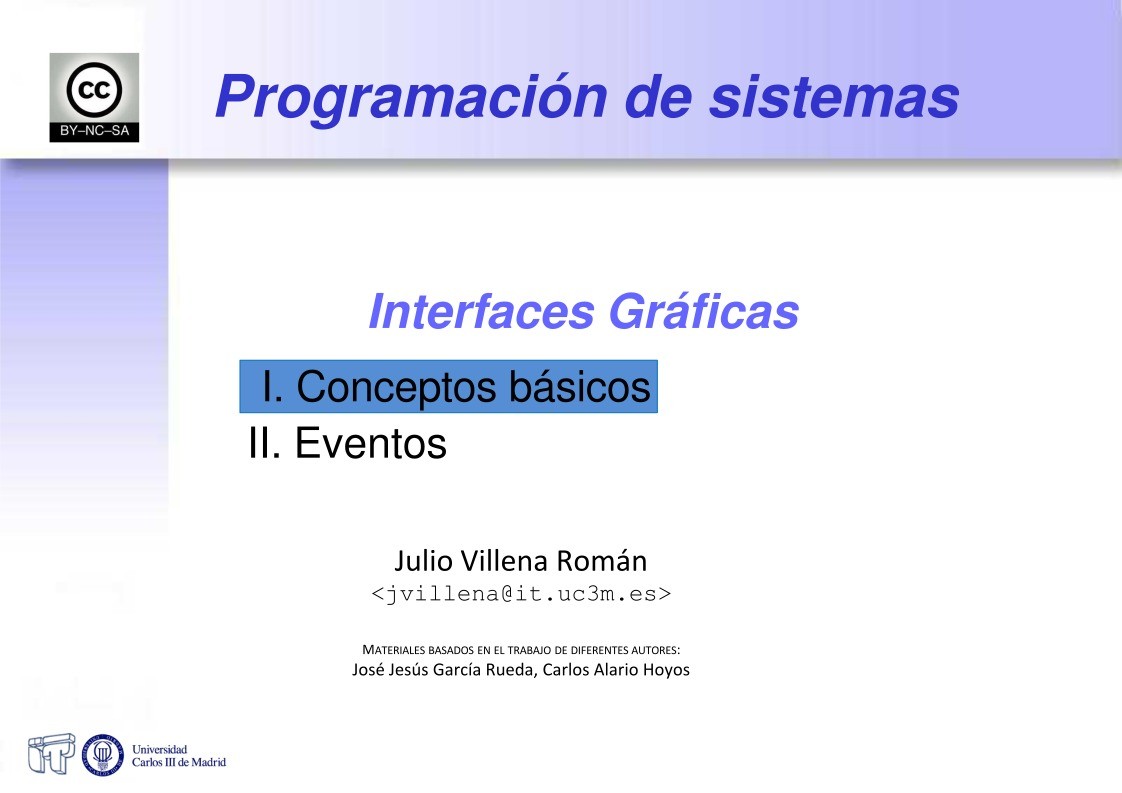 Imágen de pdf Interfaces Gráficas - Programación de sistemas