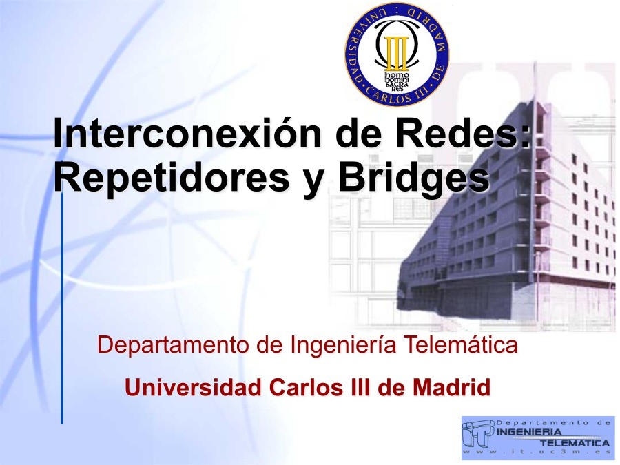 Imágen de pdf Interconexión de Redes: Repetidores y Bridges