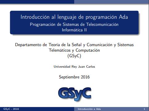 Imágen de pdf Introducción al lenguaje de programación Ada