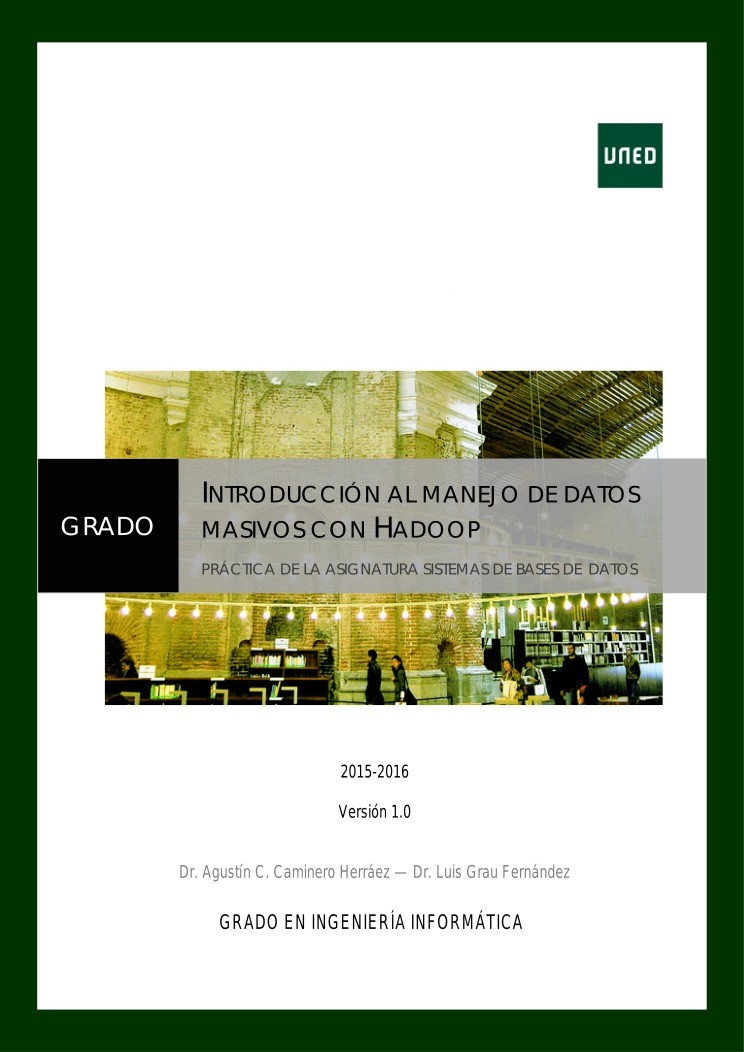 Imágen de pdf introducción al Manejo de datos masivos con Hadoop