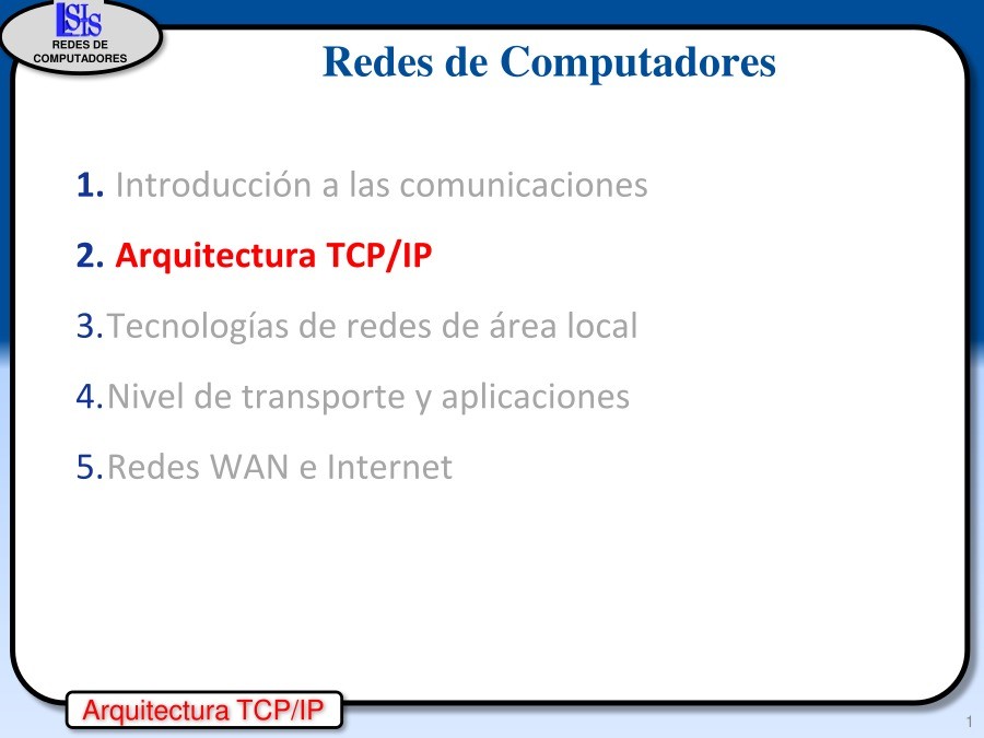 Imágen de pdf 2. Arquitectura TCP/IP