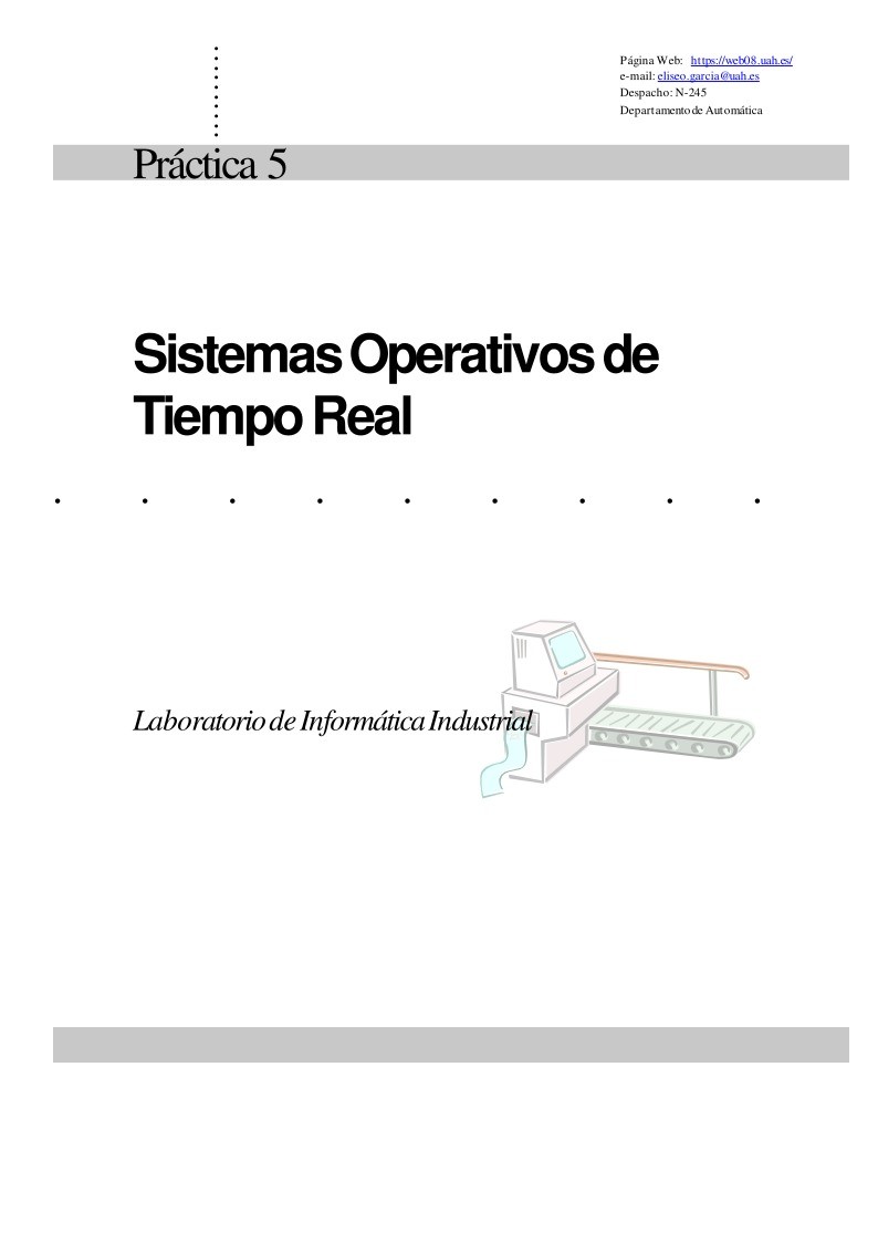 Imágen de pdf Práctica 5 - Sistemas Operativos de Tiempo Real