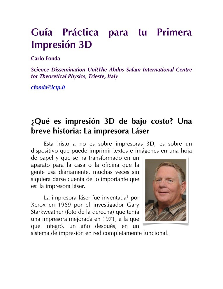 Imágen de pdf Guía práctica para tu primera impresión 3D