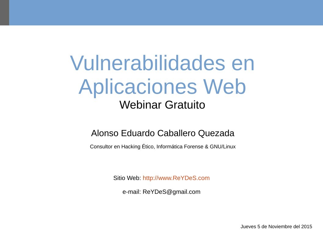 Imágen de pdf Vulnerabilidades en Aplicaciones Web