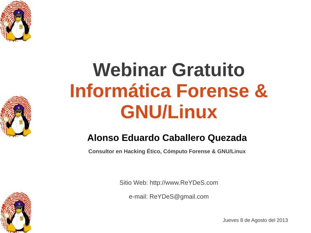 Imágen de pdf Informática Forense & GNU/Linux