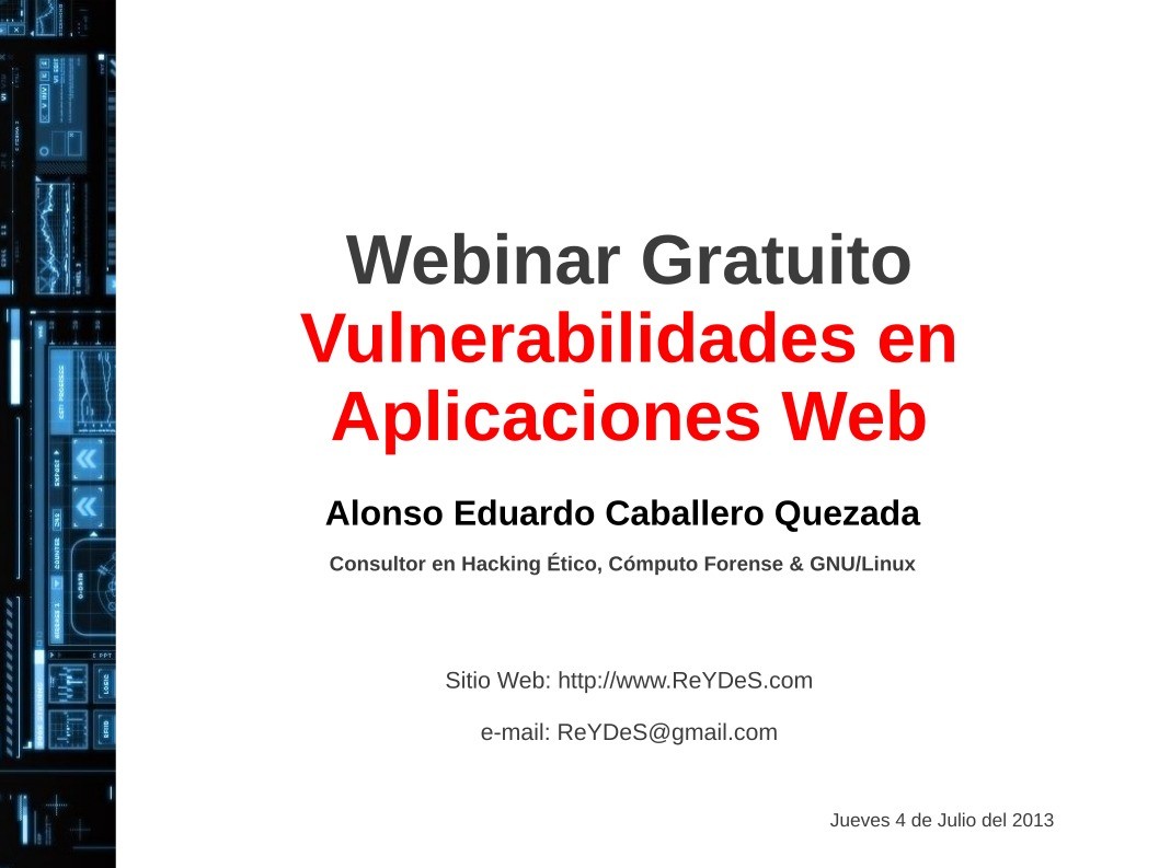 Imágen de pdf Vulnerabilidades en Aplicaciones Web