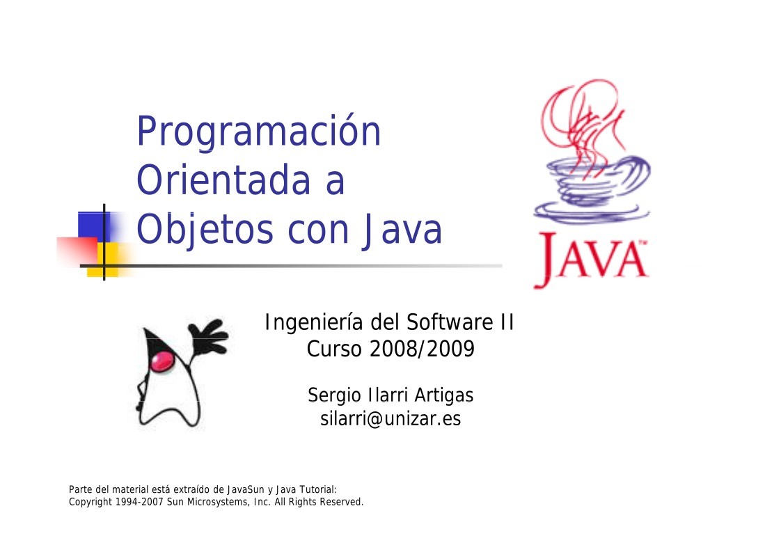 Imágen de pdf Programación Orientada a Objetos con Java